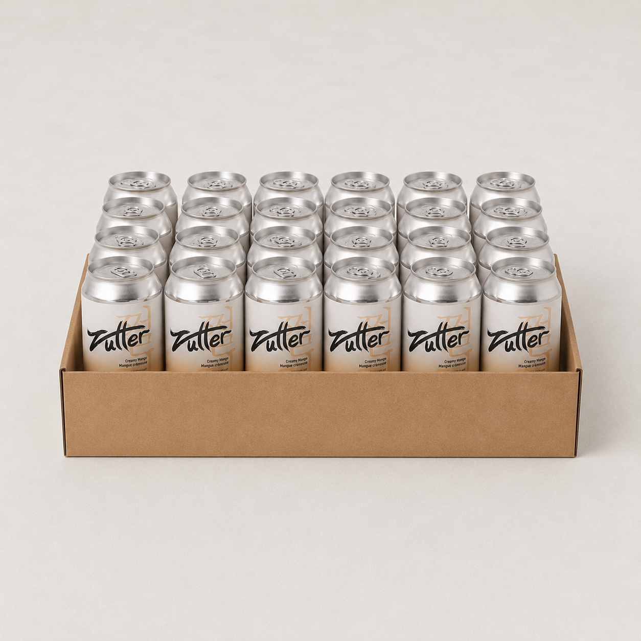 Zutter Creamy Mango hard seltzer 24-pack case