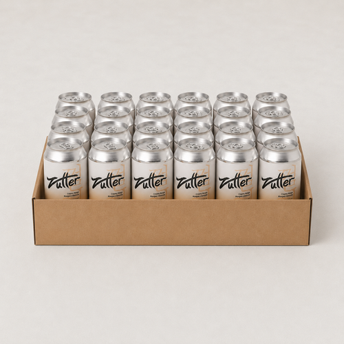 Zutter Creamy Mango hard seltzer 24-pack case